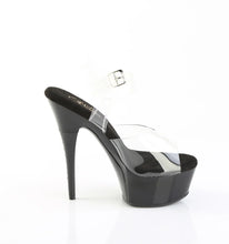 Cargar imagen en el visor de la galería, Tacones Pleaser CAPTIVA-608 Transparente Negro
