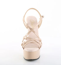 Cargar imagen en el visor de la galería, Tacones Pleaser CAPTIVA-613 Nude Charol
