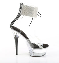 Load image into Gallery viewer, Tacones Pleaser CAPTIVA-624RS Transparente Negro
