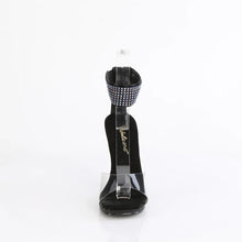 Carregar imagem no visualizador da galeria, Tacones Fabulicious CHIC-42 Transparente Negro Piel
