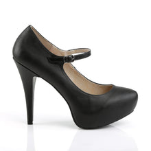 Cargar imagen en el visor de la galería, Tacones Pleaser Pink Label CHLOE-02 Negro Piel Sintética
