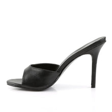 Load image into Gallery viewer, Tacones Pleaser CLASSIQUE-01 Negro Kid Pu
