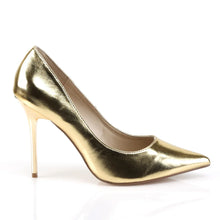 Cargar imagen en el visor de la galería, Zapatos Pleaser CLASSIQUE-20 Dorado Met Pu
