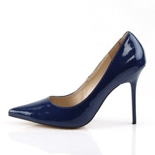 Cargar imagen en el visor de la galería, Zapatos Pleaser CLASSIQUE-20 Navy Azul Charol
