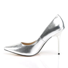 Load image into Gallery viewer, Zapatos Pleaser CLASSIQUE-20 Plata Met Pu
