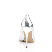 Load image into Gallery viewer, Zapatos Pleaser CLASSIQUE-20 Plata Met Pu
