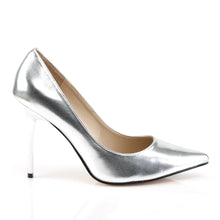 Load image into Gallery viewer, Zapatos Pleaser CLASSIQUE-20 Plata Met Pu
