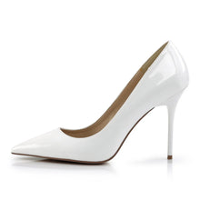 Load image into Gallery viewer, Zapatos Pleaser CLASSIQUE-20 Blanco Charol
