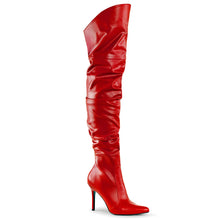 Load image into Gallery viewer, Tacones Pleaser CLASSIQUE-3011 Rojo Piel Sintética
