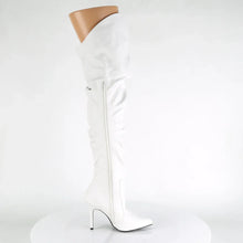 Carregar imagem no visualizador da galeria, Tacones Pleaser CLASSIQUE-3011 Blanco Piel Sintética
