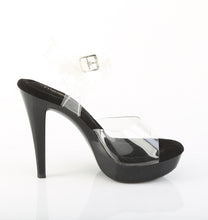 Cargar imagen en el visor de la galería, Tacones Fabulicious COCKTAIL-508 - Transparente / Negro
