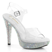 Load image into Gallery viewer, Tacones Fabulicious COCKTAIL-508DM Transparente Plata
