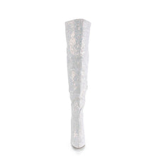 Load image into Gallery viewer, Tacones Pleaser COURTLY-3015 Blanco Purpurina
