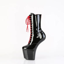 Cargar imagen en el visor de la galería, Tacones Pleaser CRAZE-1040TT Rojo Negro Charol
