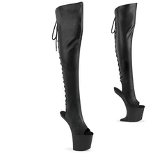 Cargar imagen en el visor de la galería, Tacones Pleaser CRAZE-3019 Negro Piel Sintética
