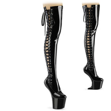 Cargar imagen en el visor de la galería, Tacones Pleaser CRAZE-3050 Negro Str. Charol
