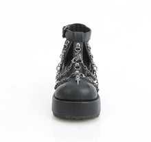 Cargar imagen en el visor de la galería, Zapatos con plataforma Demonia CUBBY-28 Negro Piel vegana
