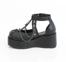 Cargar imagen en el visor de la galería, Zapatos con plataforma Demonia CUBBY-28 Negro Piel vegana
