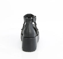 Cargar imagen en el visor de la galería, Zapatos con plataforma Demonia CUBBY-28 Negro Piel vegana
