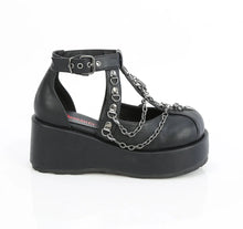 Cargar imagen en el visor de la galería, Zapatos con plataforma Demonia CUBBY-28 Negro Piel vegana
