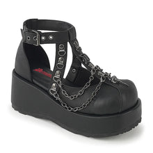 Cargar imagen en el visor de la galería, Zapatos con plataforma Demonia CUBBY-28 Negro Piel vegana

