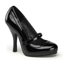Load image into Gallery viewer, Tacones Pin Up Couture CUTIEPIE-02 Negro Charol
