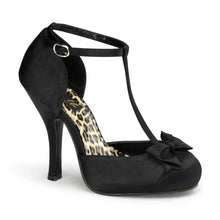 Carregar imagem no visualizador da galeria, Tacones Pin Up Couture CUTIEPIE-12 Negro Satin
