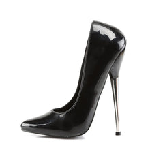 Load image into Gallery viewer, Tacones Devious DAGGER-01 Negro Charol
