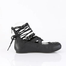 Carregar imagem no visualizador da galeria, Zapatos planos Demonia DAISY-11 Negro Piel vegana
