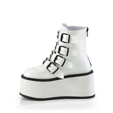Cargar imagen en el visor de la galería, Botines Demonia DAMNED-105 Blanco Holo Pat
