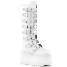 Cargar imagen en el visor de la galería, Botas Demonia DAMNED-318 Blanco Piel vegana
