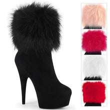 Load image into Gallery viewer, Tacones Pleaser DELIGHT-1000 Negro Faux Suede
