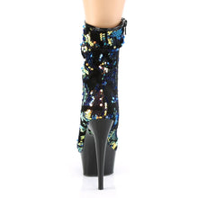 Cargar imagen en el visor de la galería, Tacones Pleaser DELIGHT-1004 Azul Iridescent Sequins
