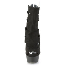 Load image into Gallery viewer, Tacones Pleaser DELIGHT-1014 Negro Faux Suede
