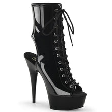 Cargar imagen en el visor de la galería, Tacones Pleaser DELIGHT-1016 Negro Charol
