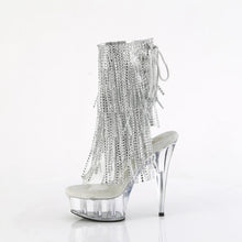 Cargar imagen en el visor de la galería, Tacones Pleaser DELIGHT-1017RSF Transparente Plata
