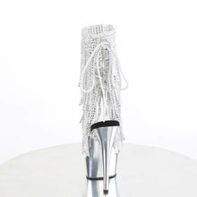 Load image into Gallery viewer, Tacones Pleaser DELIGHT-1017RSF Transparente Plata Cromo
