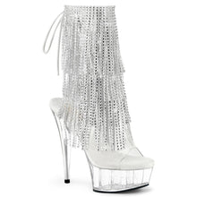 Cargar imagen en el visor de la galería, Tacones Pleaser DELIGHT-1017RSF Transparente Plata
