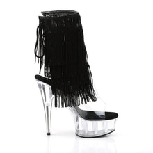 Load image into Gallery viewer, Tacones Pleaser DELIGHT-1017TF Transparente Negro
