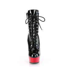 Cargar imagen en el visor de la galería, Tacones Pleaser DELIGHT-1020 Negro Charol Rojo

