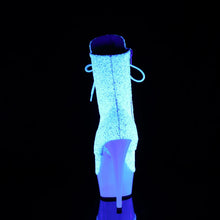 Load image into Gallery viewer, Tacones Pleaser DELIGHT-1020LG Neon Blanco Purpurina
