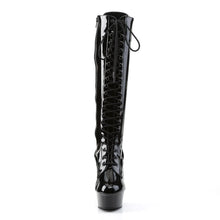 Cargar imagen en el visor de la galería, Tacones Pleaser DELIGHT-2023 Negro Str Charol
