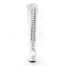 Cargar imagen en el visor de la galería, Tacones Pleaser DELIGHT-2023 Blanco Str Charol
