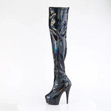 Load image into Gallery viewer, Tacones Pleaser DELIGHT-3000HWR Negro Hologram Charol
