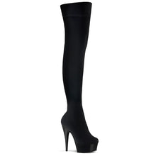 Load image into Gallery viewer, Tacones Pleaser DELIGHT-3002 Negro Str Velvet
