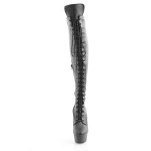 Cargar imagen en el visor de la galería, Botas Pleaser DELIGHT-3014 - Negro Piel Sintética Elástica
