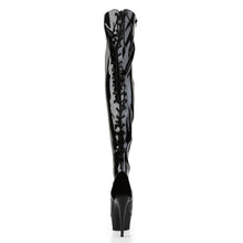 Cargar imagen en el visor de la galería, Tacones Pleaser DELIGHT-3017 Negro Str Charol
