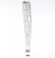 Cargar imagen en el visor de la galería, Tacones Pleaser DELIGHT-3017HG-RSF Plata Holo Pu
