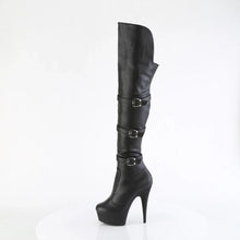 Carregar imagem no visualizador da galeria, Tacones Pleaser DELIGHT-3018 Negro Str. Piel
