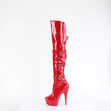 Cargar imagen en el visor de la galería, Tacones Pleaser DELIGHT-3018 Rojo Str. Charol
